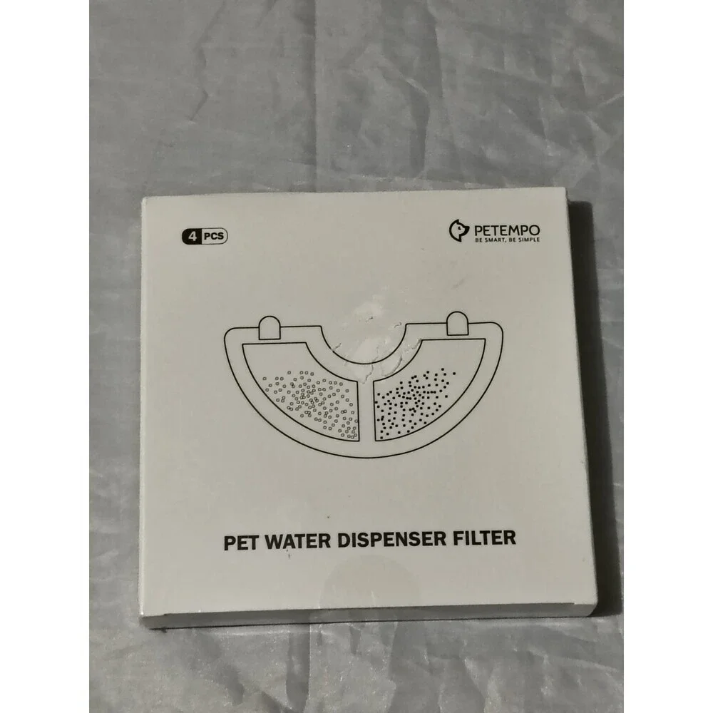 A85 Replacement Filter, 4 Pack for PTW-01 Cat Water Fountain